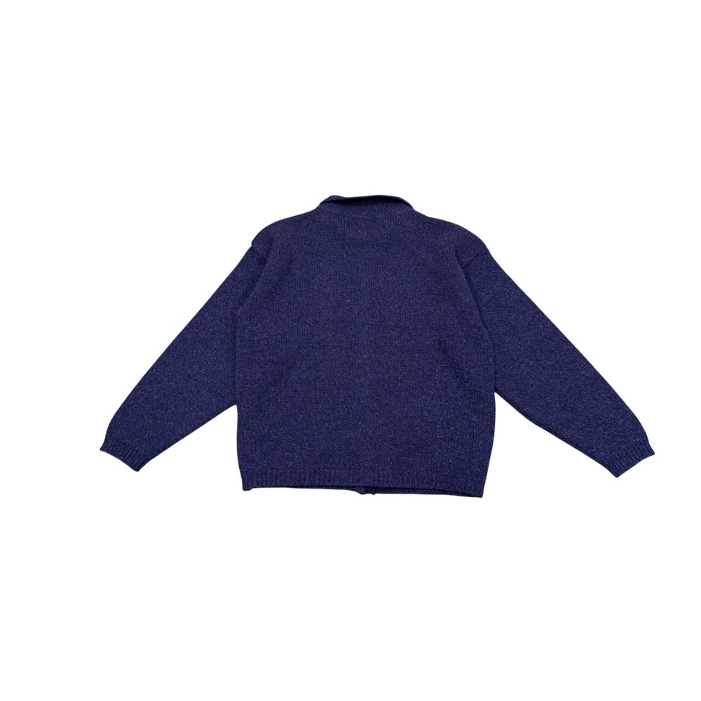 Alps Fine Women Apparel Purple Wool Blend Button Cardigan Sweater M Medium USA - Picture 3 of 7